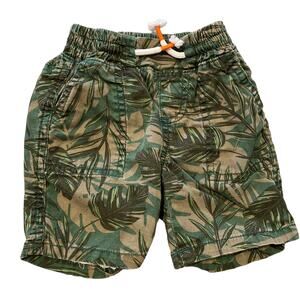 Wonder Nation Green Tropical Leaf Print Shorts Size 18 Months